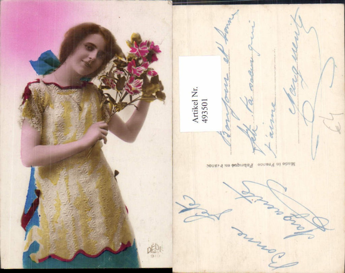 493501,Frau Haarschleife Blumen