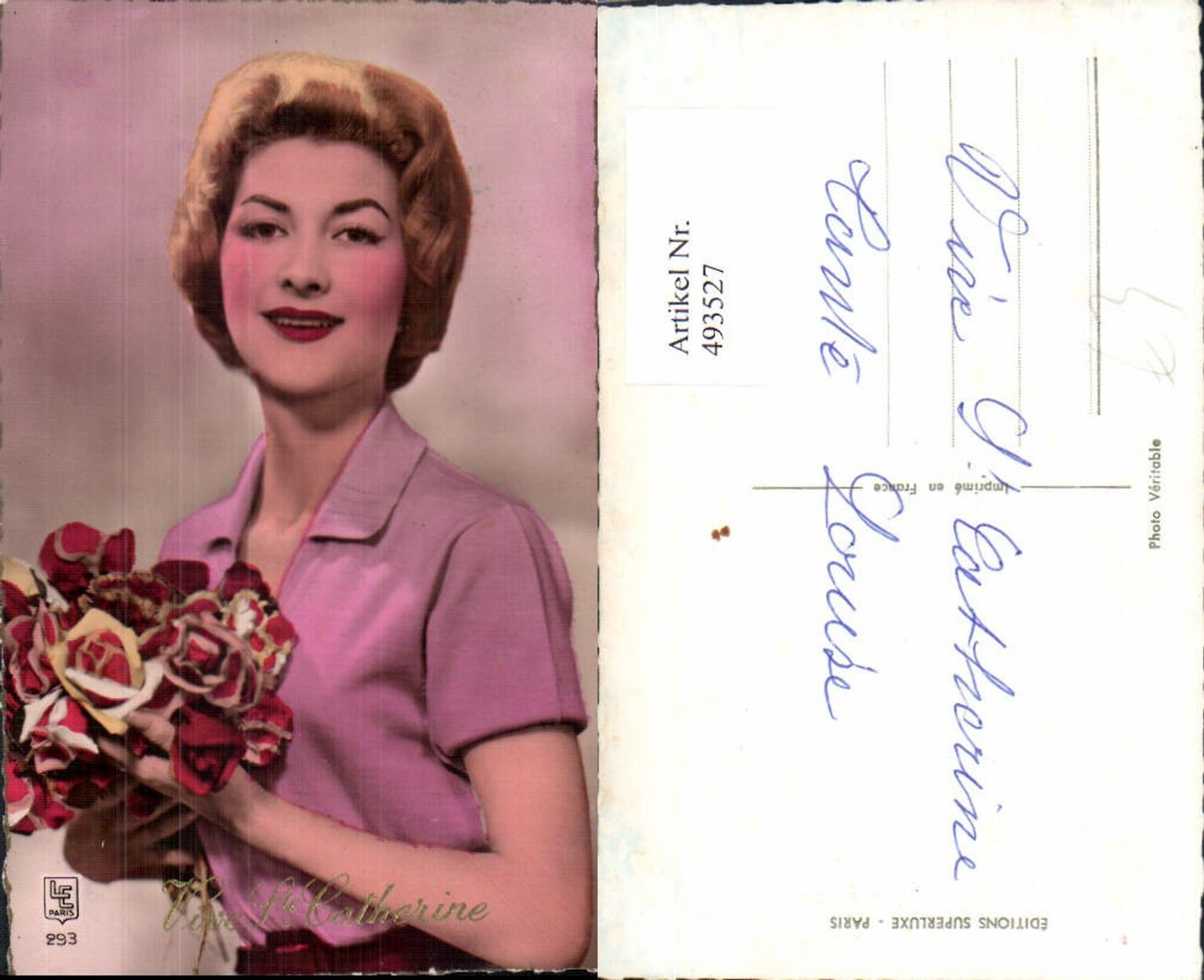 493527,Frau Blonde Haare Rosen Blumenstrauß