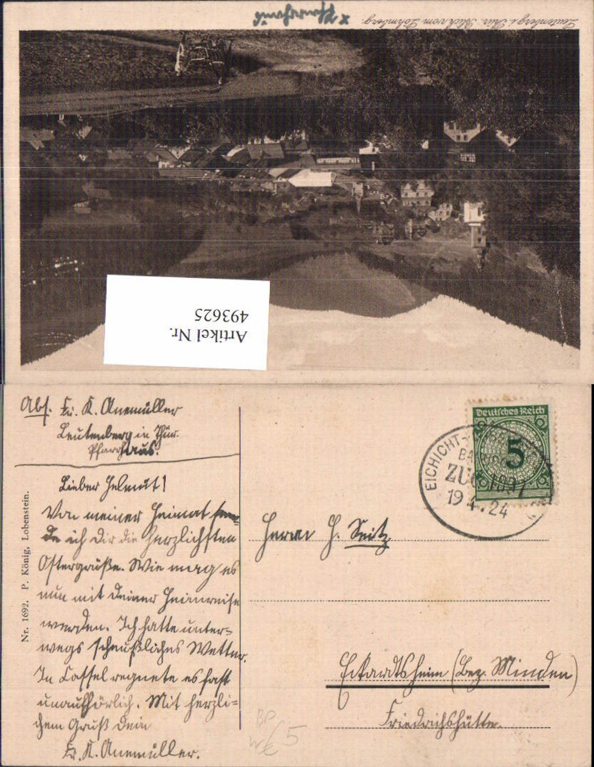 Alte Ansichtskarte – Old Postcard