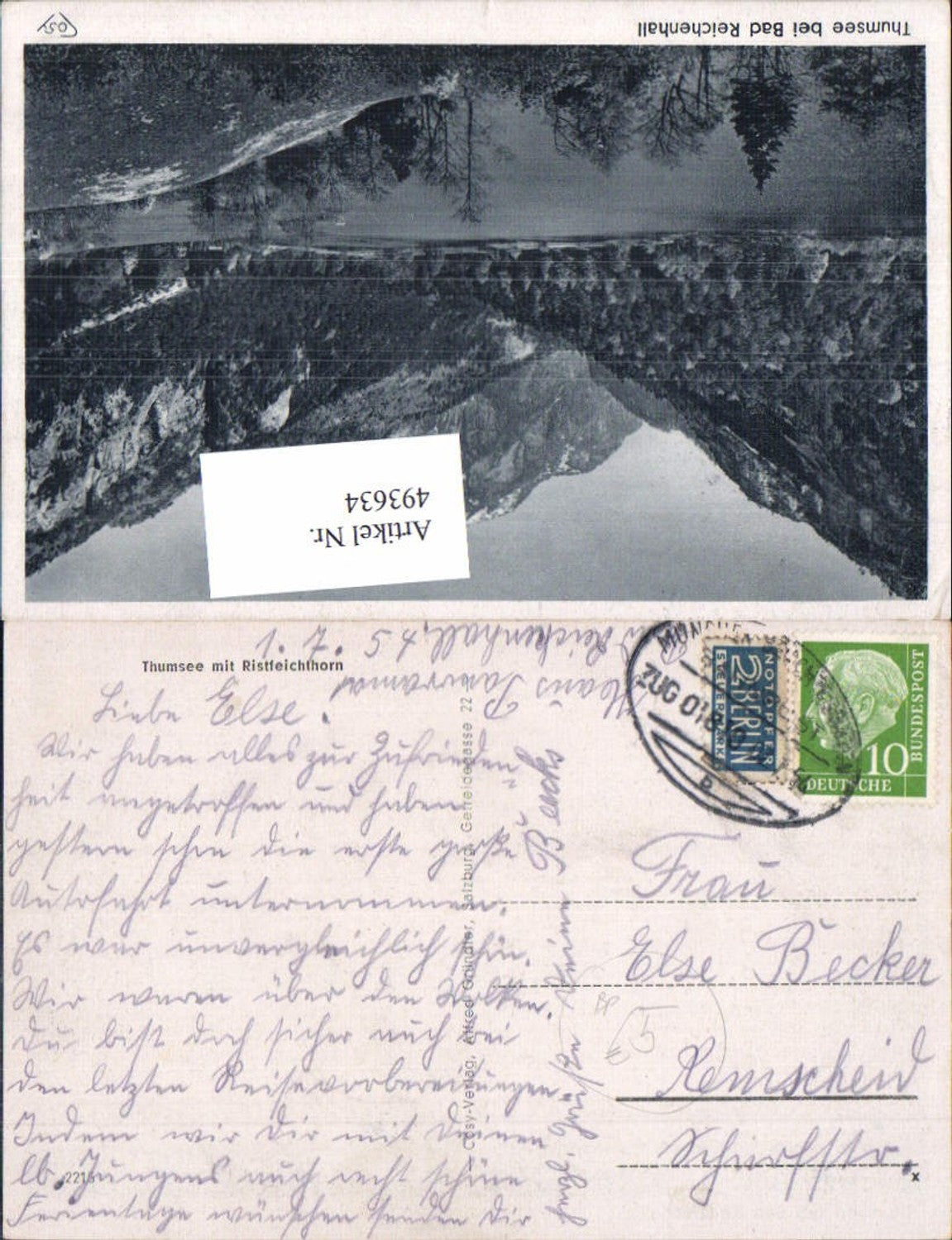 Alte Ansichtskarte – Old Postcard