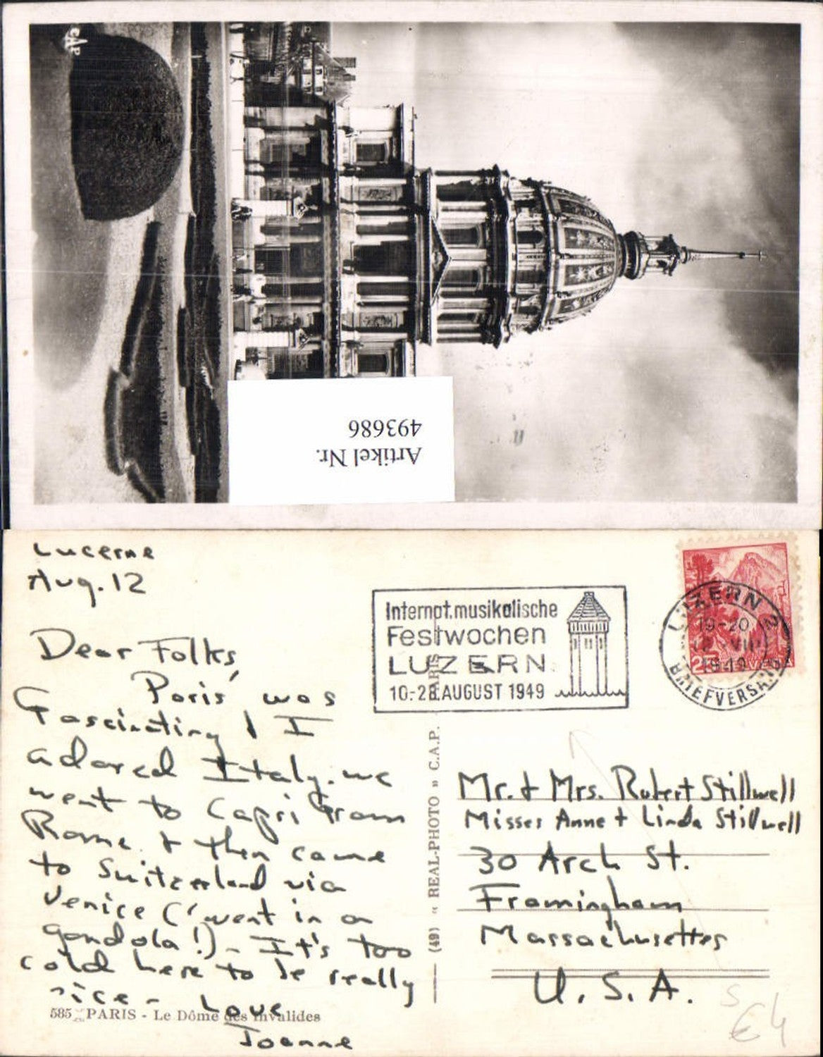 Alte Ansichtskarte – Old Postcard