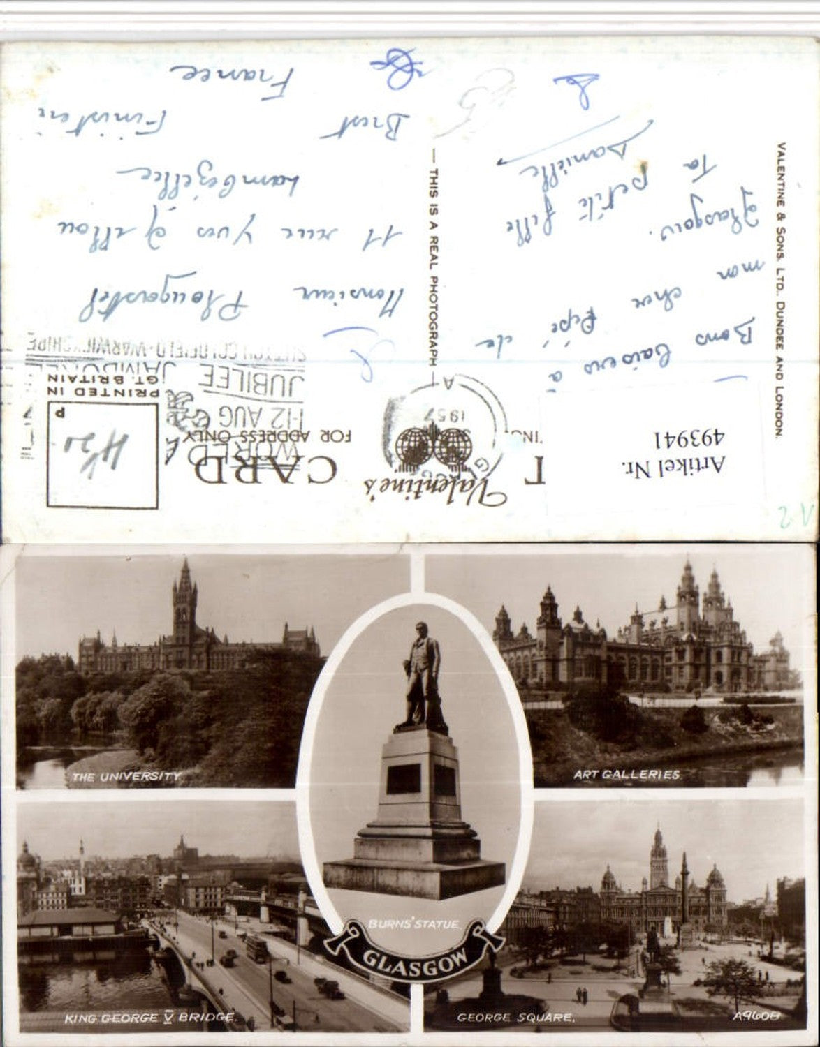 Alte Ansichtskarte – Old Postcard
