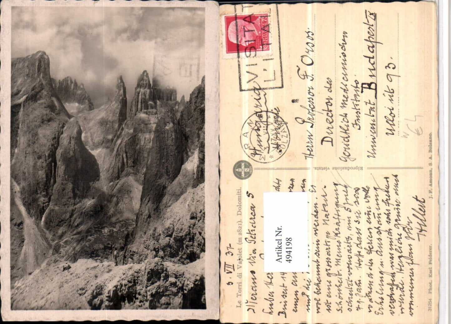 Alte Ansichtskarte – Old Postcard