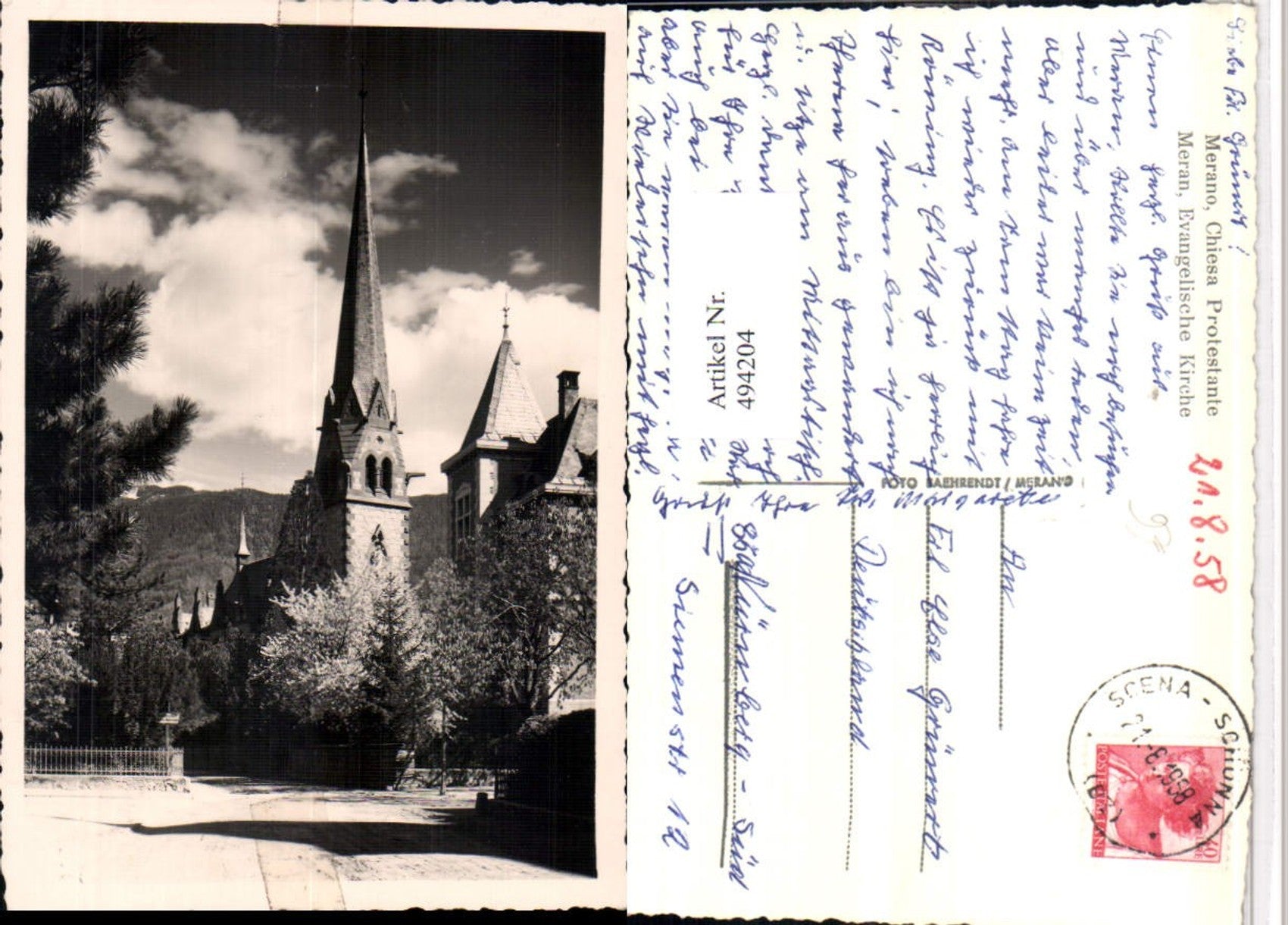 Alte Ansichtskarte – Old Postcard