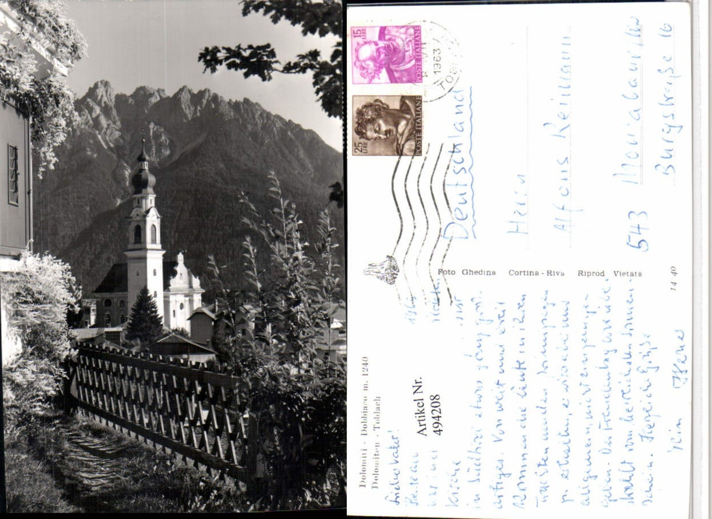 Alte Ansichtskarte – Old Postcard