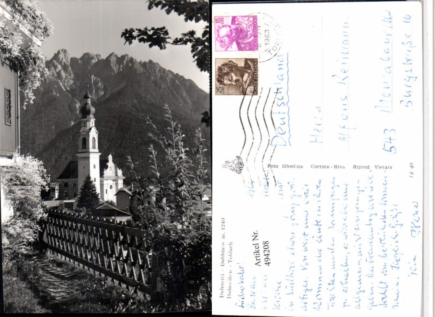 Alte Ansichtskarte – Old Postcard