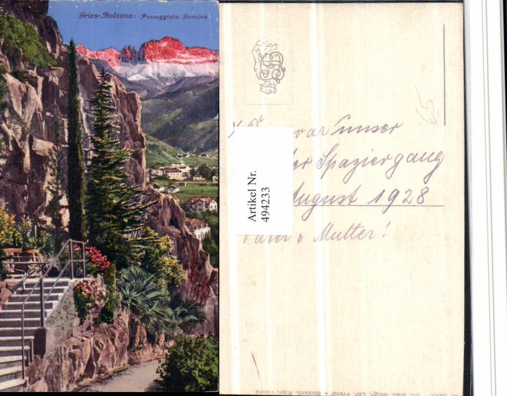 Alte Ansichtskarte – Old Postcard