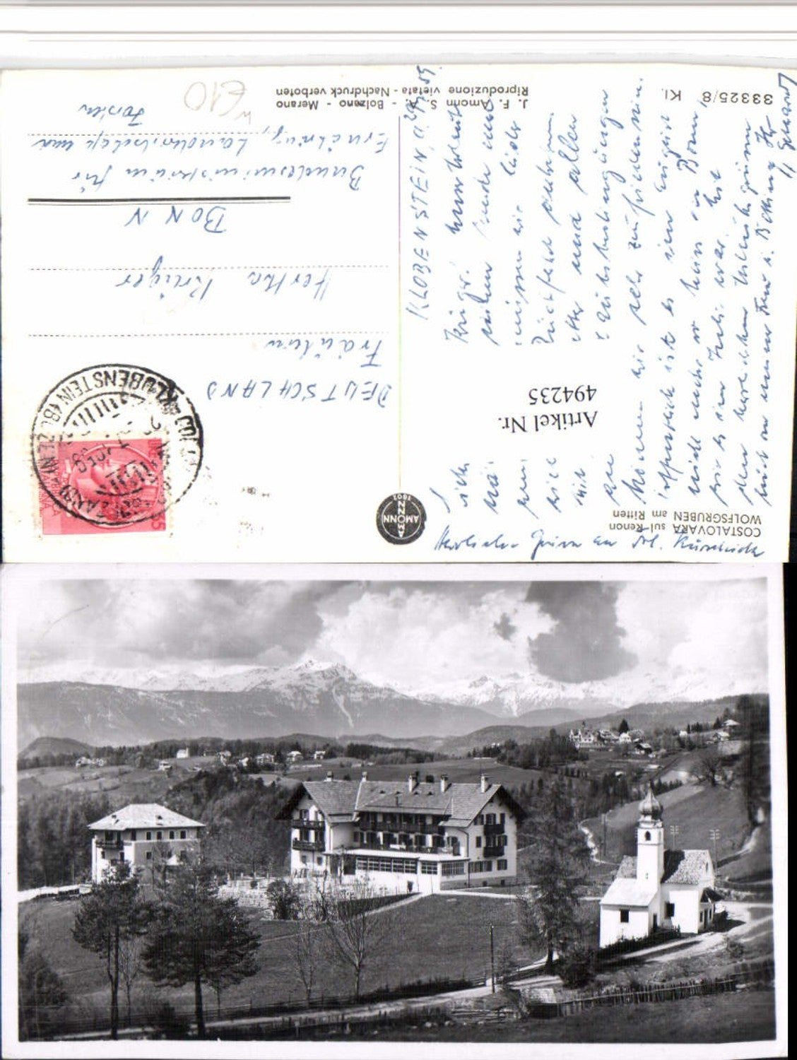 Alte Ansichtskarte – Old Postcard