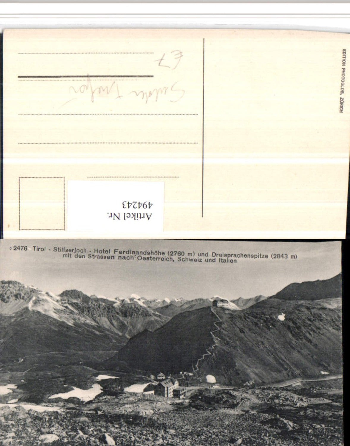 Alte Ansichtskarte – Old Postcard