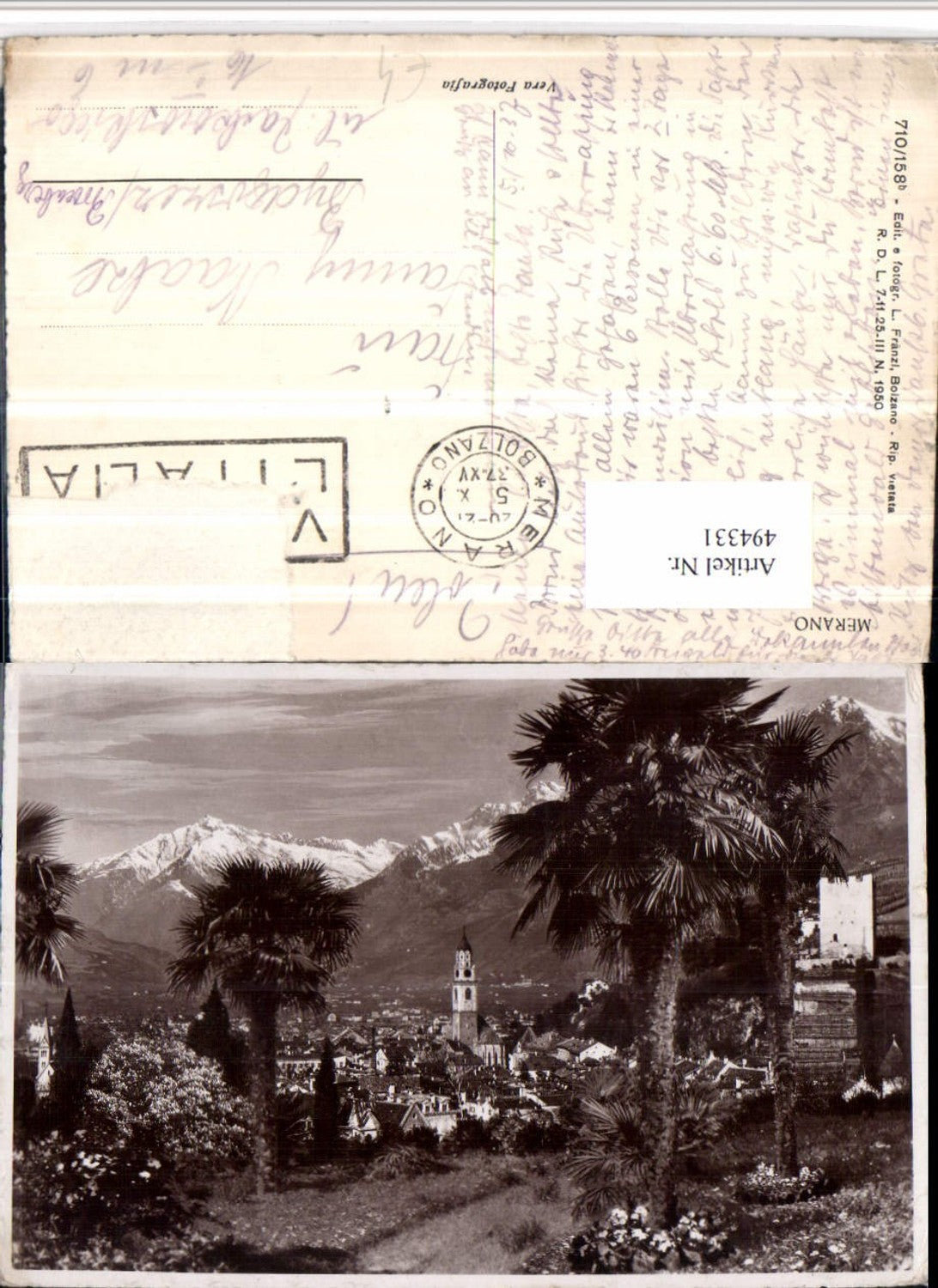 Alte Ansichtskarte – Old Postcard