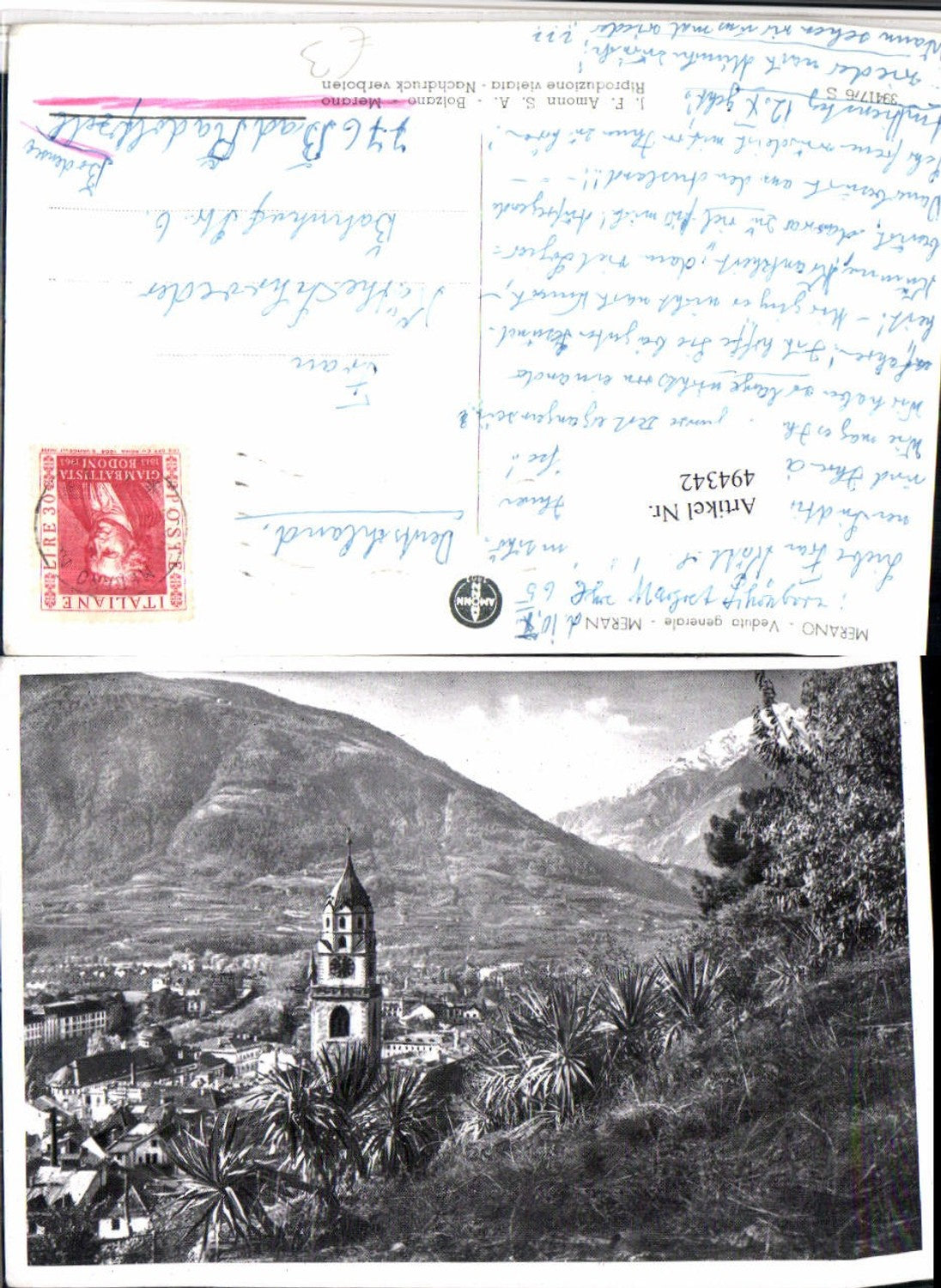 Alte Ansichtskarte – Old Postcard