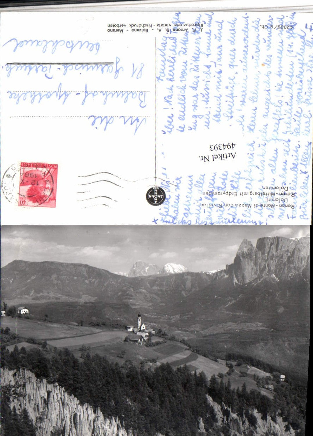 Alte Ansichtskarte – Old Postcard