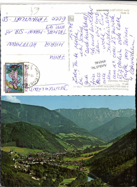 494546,Hollenstein Totale geg. Gamsstein Bergkulisse