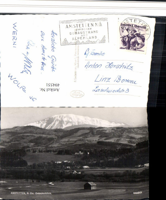 494551,Amstetten Ötscherblick Bergkulisse