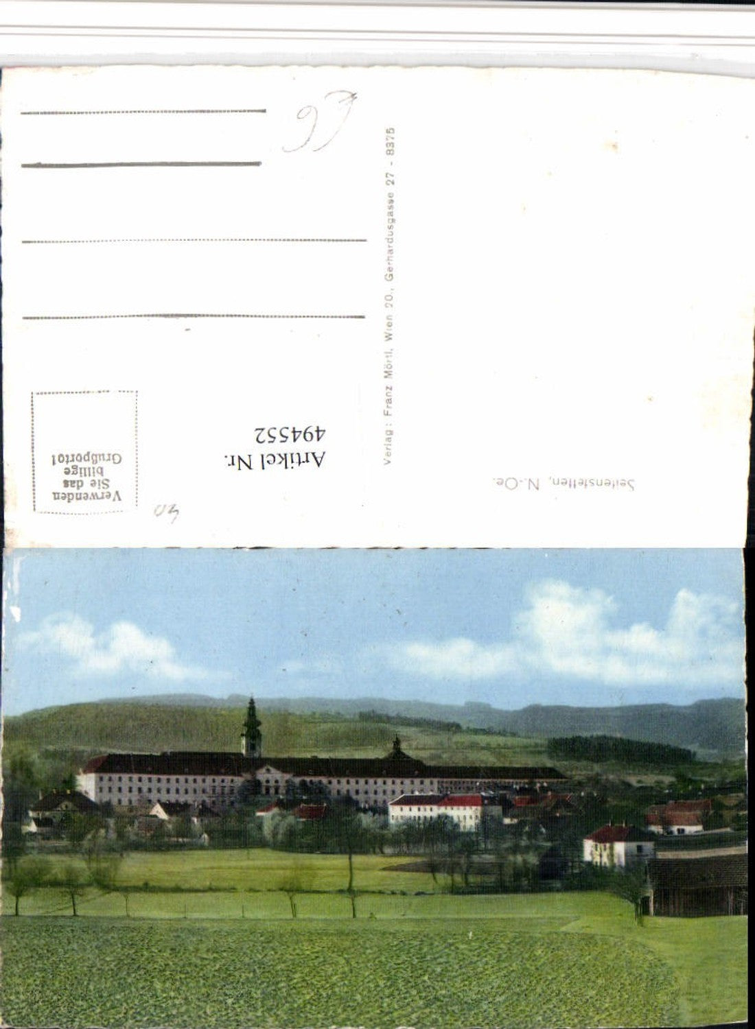 494552,Seitenstetten Teilansicht m. Stift