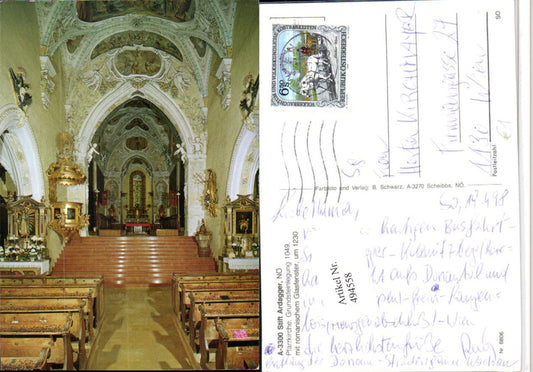 494558,Stift Ardagger Pfarrkirche Kirche Innenansicht