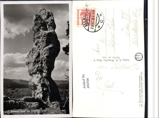 494566,Arnstein Nadel am Peilstein b. Weissenbach an d. Triesting