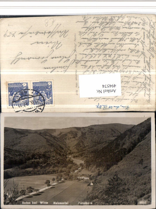 494574,Baden b. Wien Helenental Forsthaus