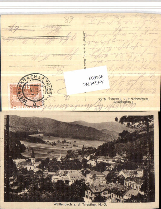 494603,Weissenbach an d. Triesting Totale