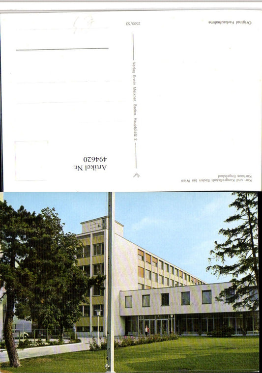 494620,Baden b. Wien Kurhaus Engelsbad