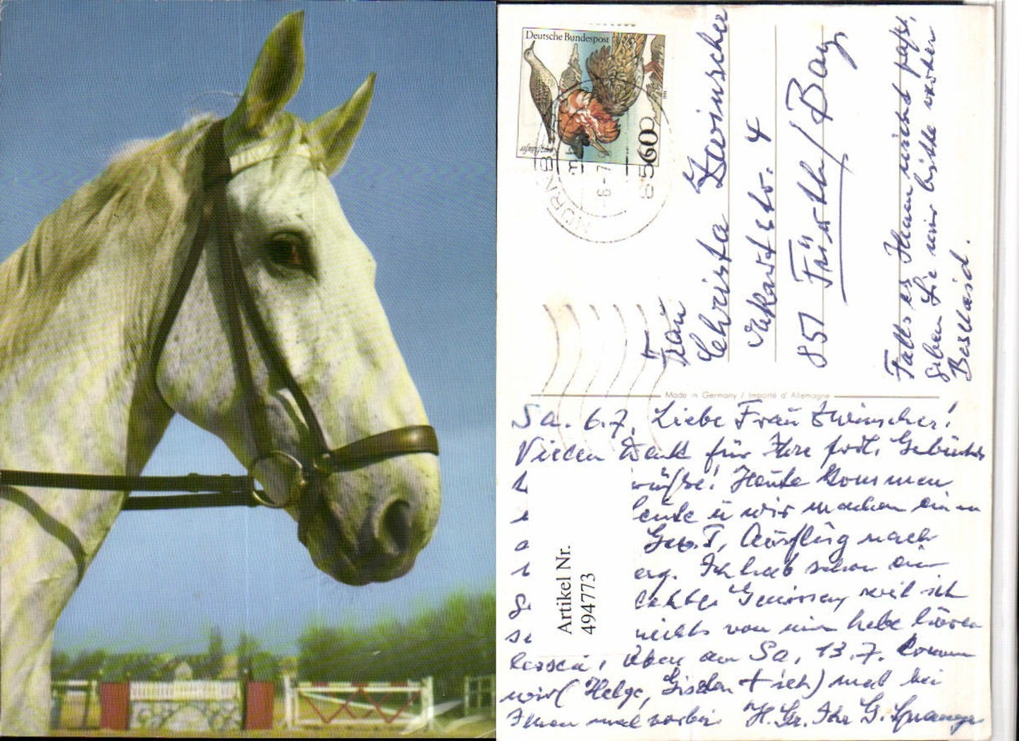 Alte Ansichtskarte – Old Postcard