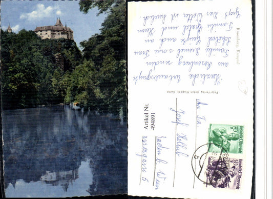 4947891,Rosenburg im Kamptal Blick zum Schloss