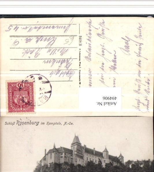 4947906,Schloss Rosenburg im Kamptale