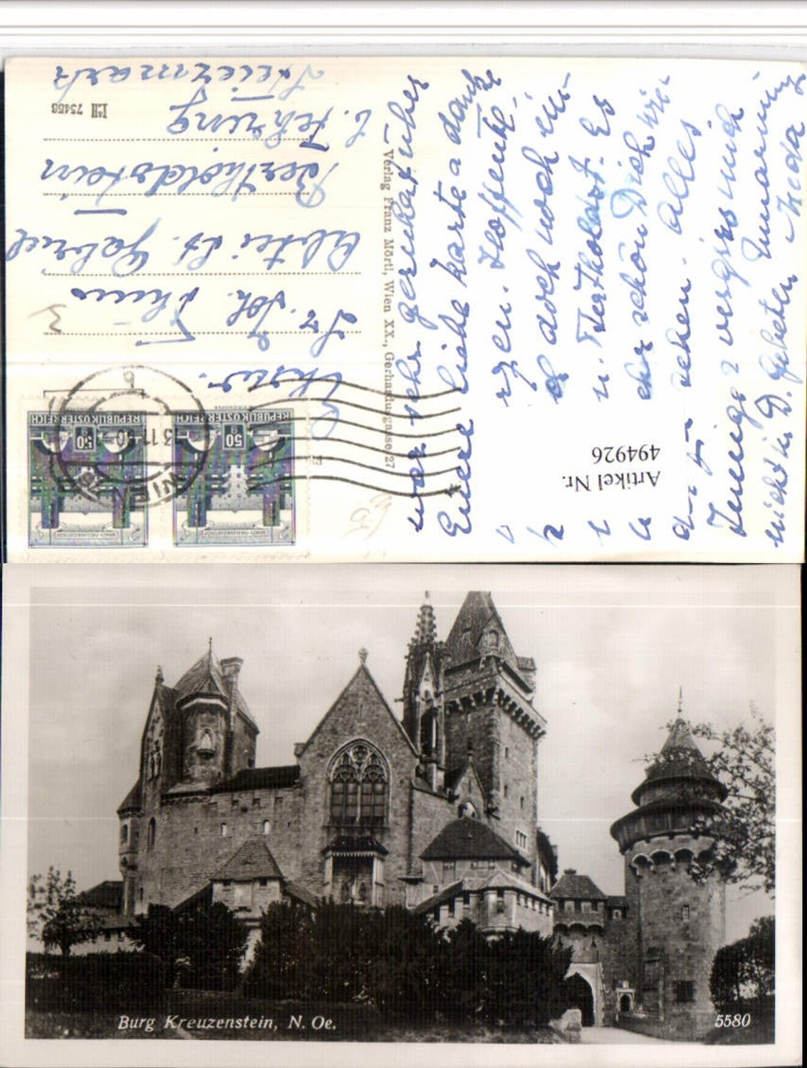 4947926,Burg Kreuzenstein b. Leobendorf