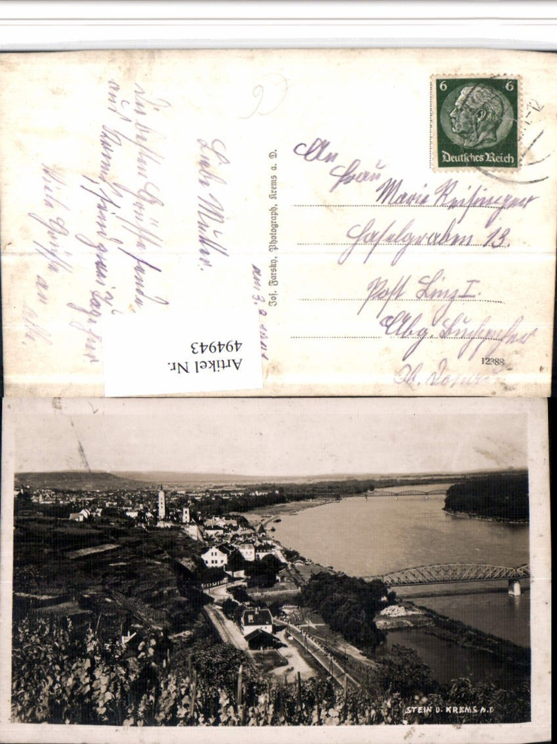 4947943,Krems an d. Donau Stein Totale Brücke