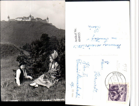 4947955,Stift Göttweig b. Furth Wachauer Volkstracht Tracht pub Josef Zipperle