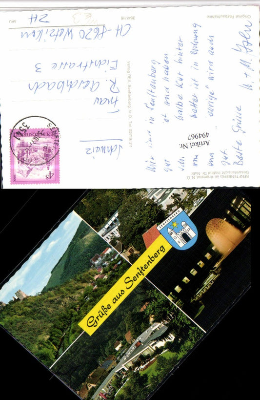 4947967,Senftenberg im Kremstal Totale Institut Dr. Nuhr Mehrbildkarte