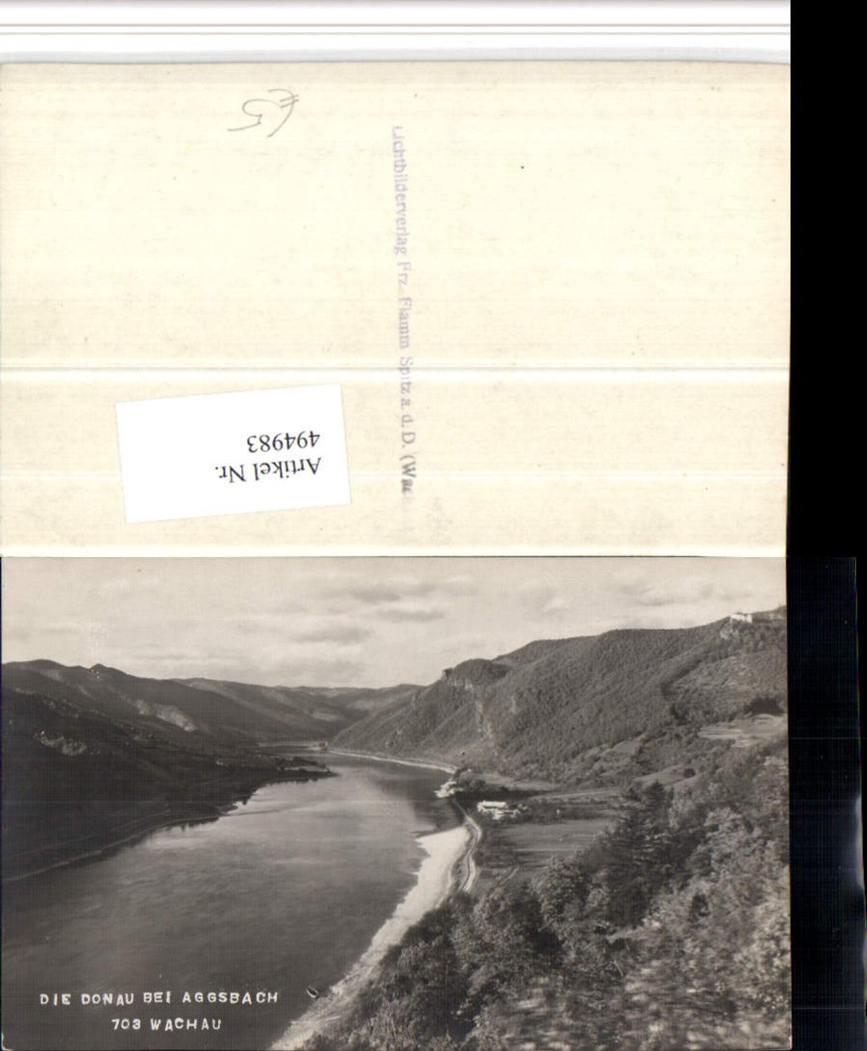 4947983,Donau Fluss b. Aggsbach in d. Wachau