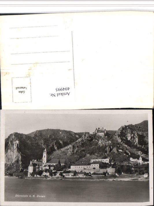 4947995,Dürnstein an d. Donau Totale m. Ruine