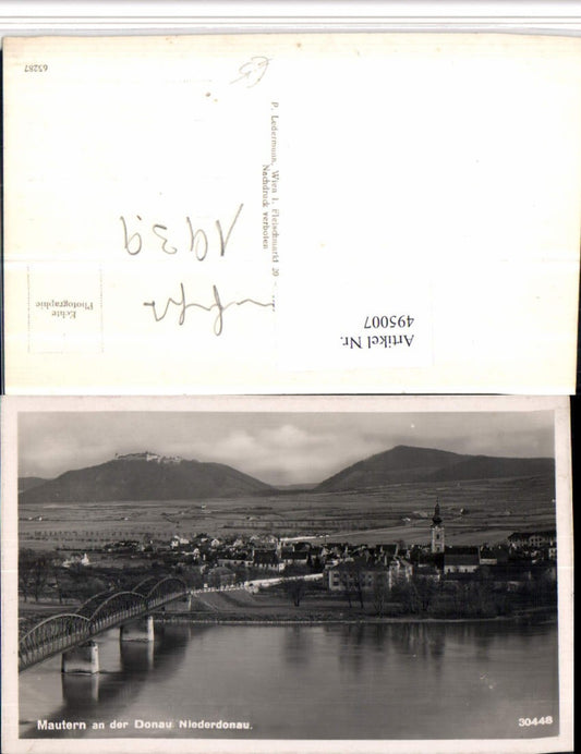 4948007,Mautern an d. Donau Totale Brücke