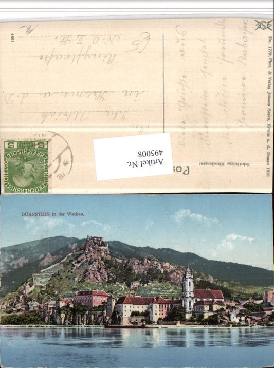 4948008,Dürnstein in d. Wachau Totale m. Ruine