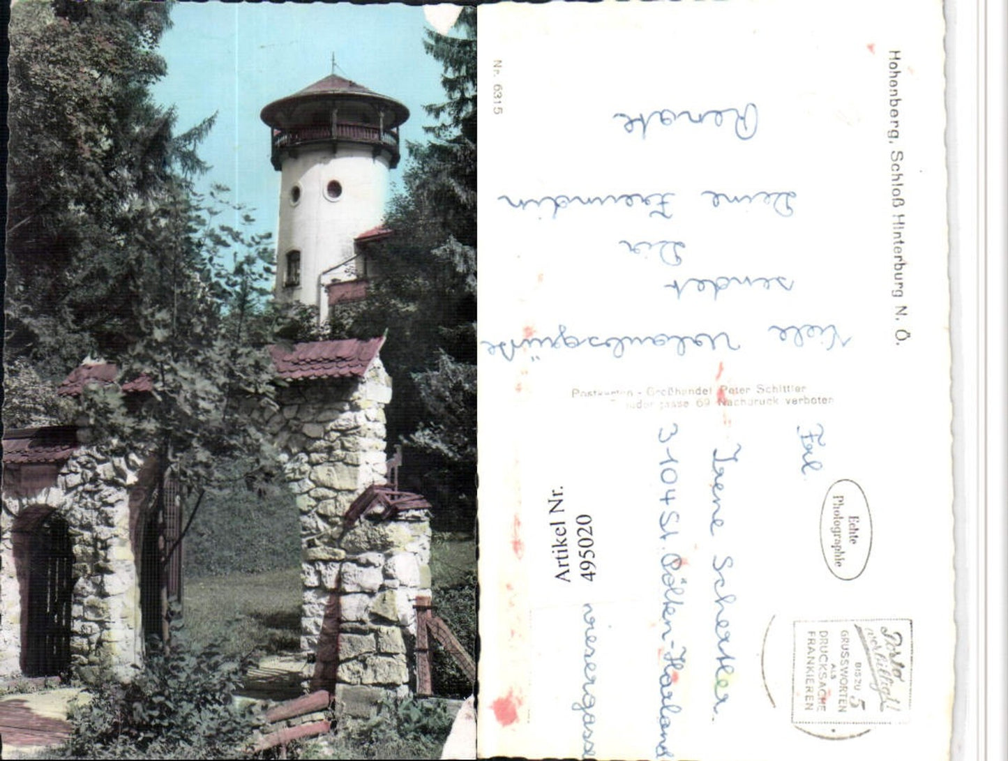 4948020,Hohenberg Schloss Hinterburg Turm