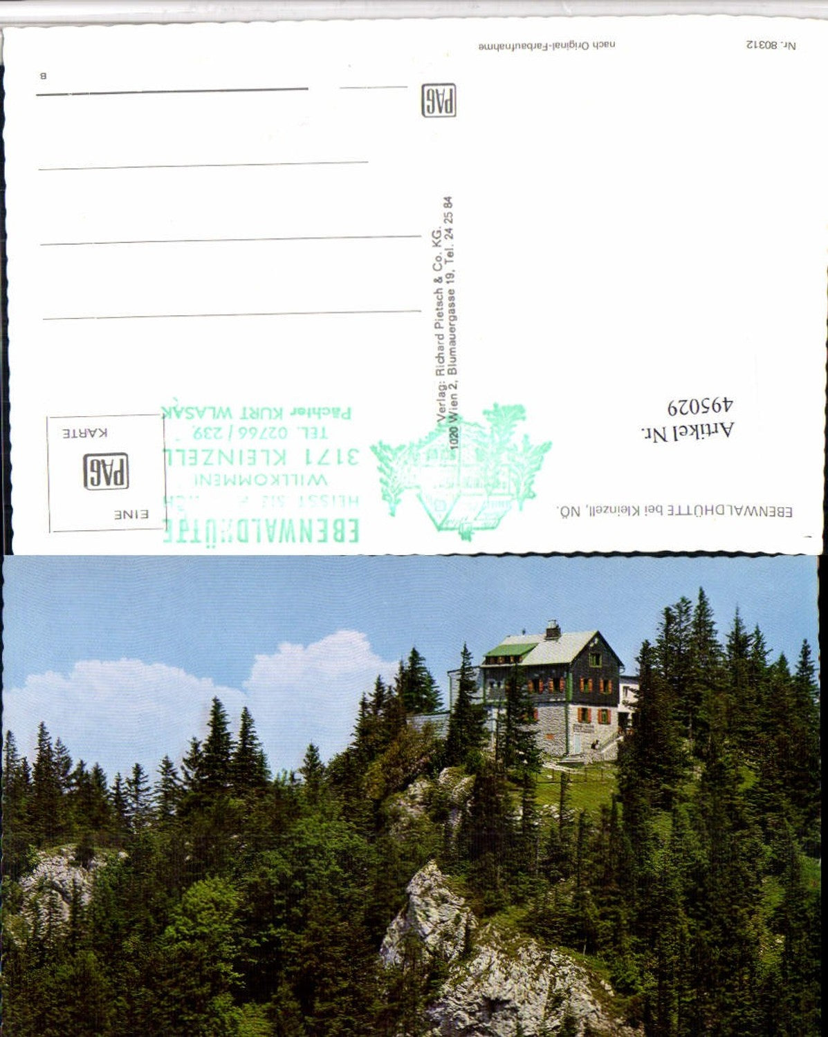 4948029,Ebenwaldhütte Berghütte b. Kleinzell Hainfeld