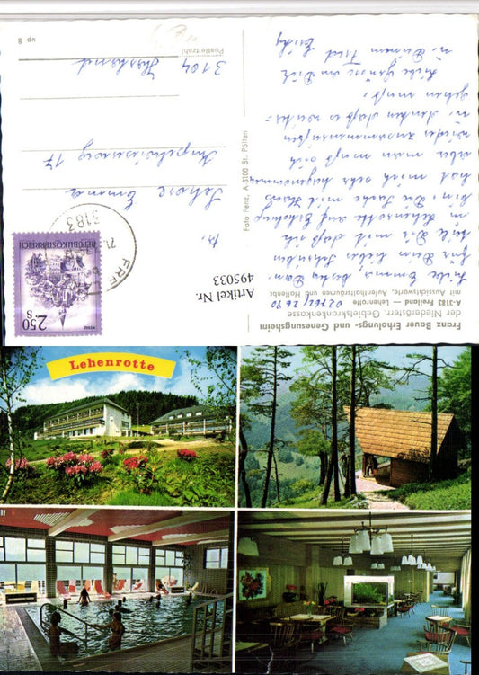 4948033,Freiland b. Türnitz Erholungsheim Lehenrotte Mehrbildkarte