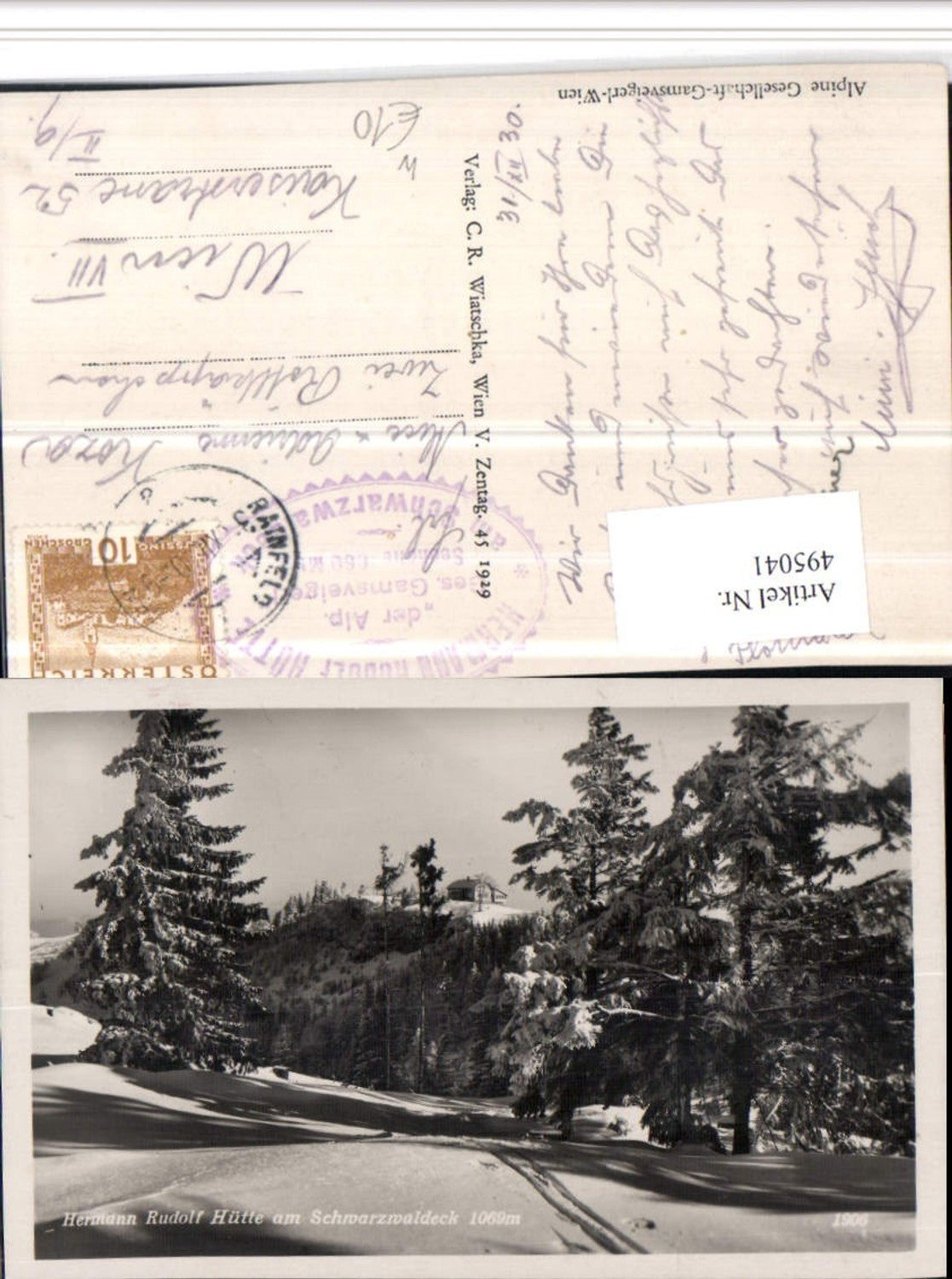 4948041,Hermann Rudolf Hütte am Schwarzwaldeck b. Kleinzell