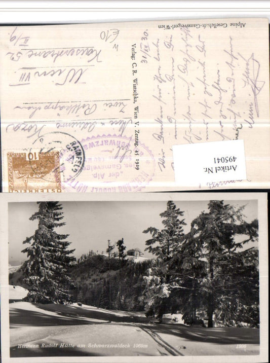 4948041,Hermann Rudolf Hütte am Schwarzwaldeck b. Kleinzell