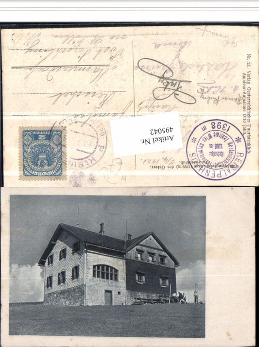 4948042,Reisalpen-Schutzhaus Berghütte b. Kleinzell