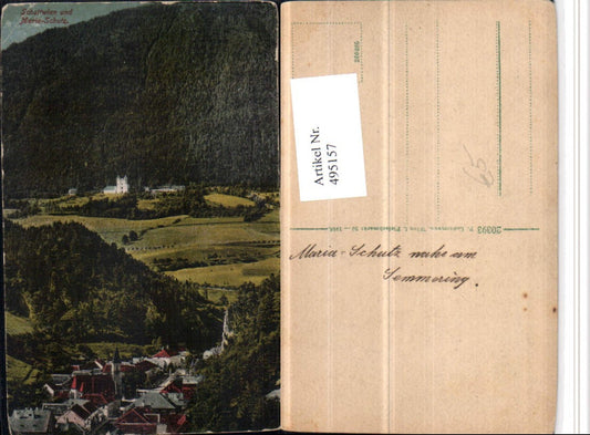 495157,Schottwien u. Maria Schutz Totale