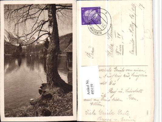 495159,Hirschwang See Partie Baum