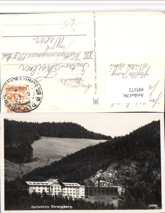 495172,Heilstätte Strengberg b. Puchberg am Schneeberg