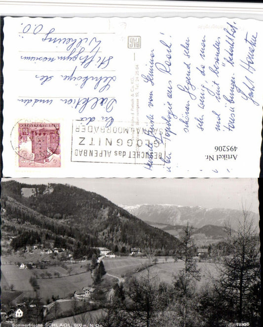 495206,Schlagl b. Raach am Hochgebirge Totale Bergkulisse