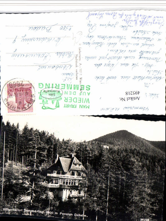 495218,Semmering Pension Daheim Wald