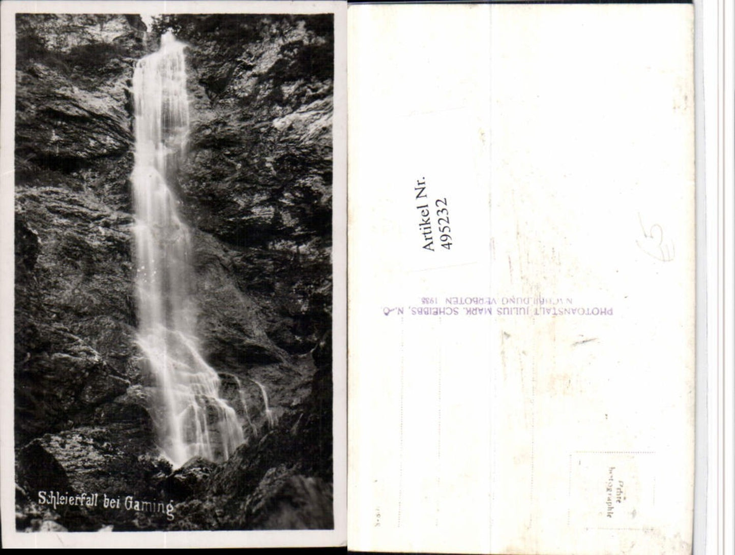 495232,Schleierfall Wasserfall b. Gaming