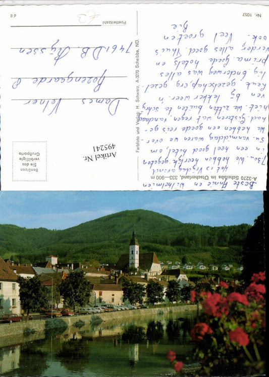 495241,Scheibbs Teilansicht Kirche