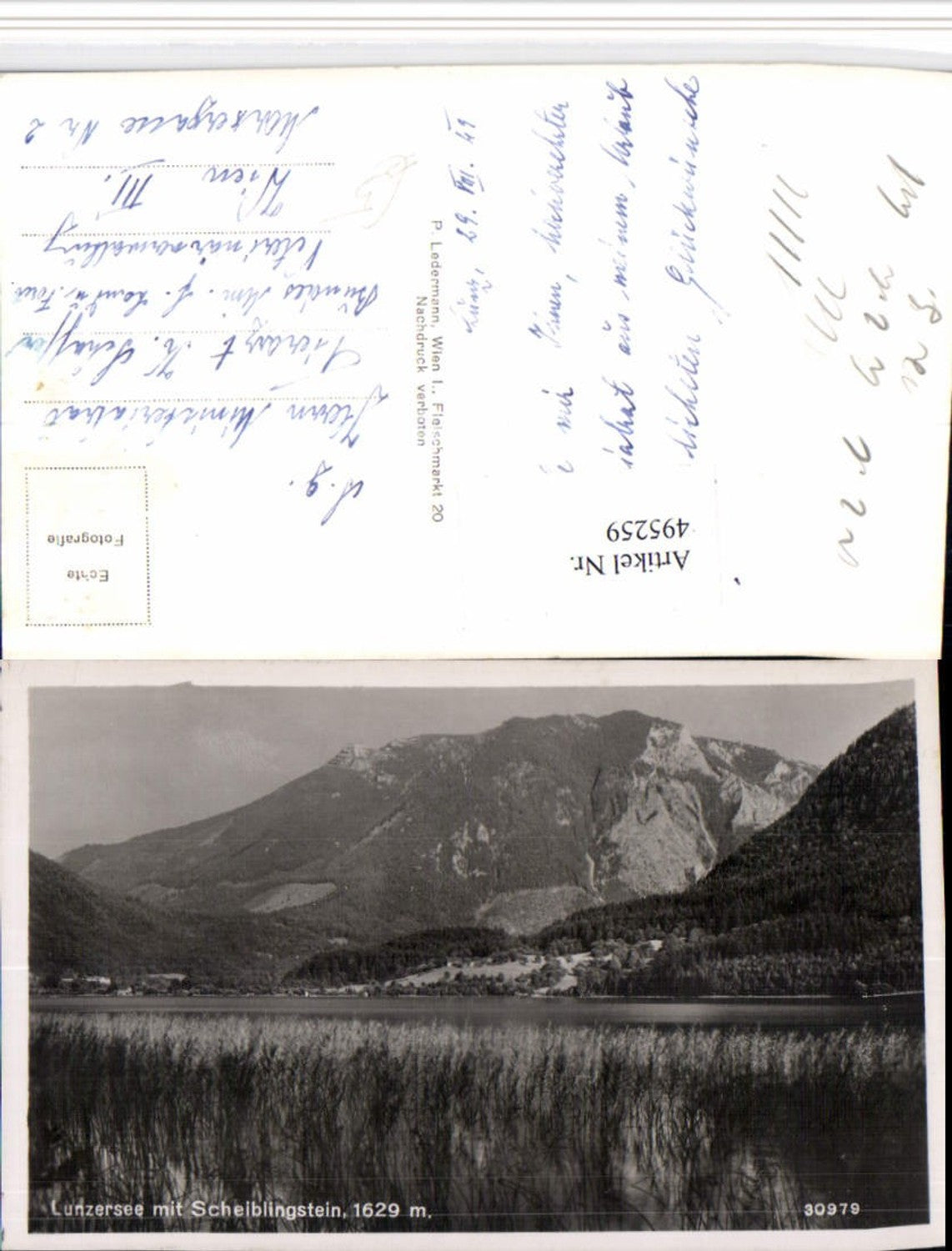 495259,Lunzersee See b. Lunz m. Scheiblingstein Bergkulisse