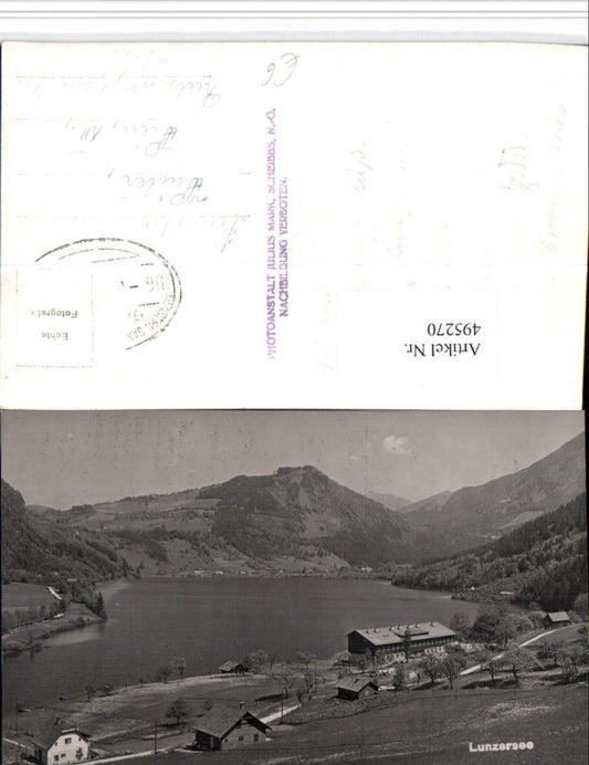 495270,Lunzersee See b. Lunz Bergkulisse